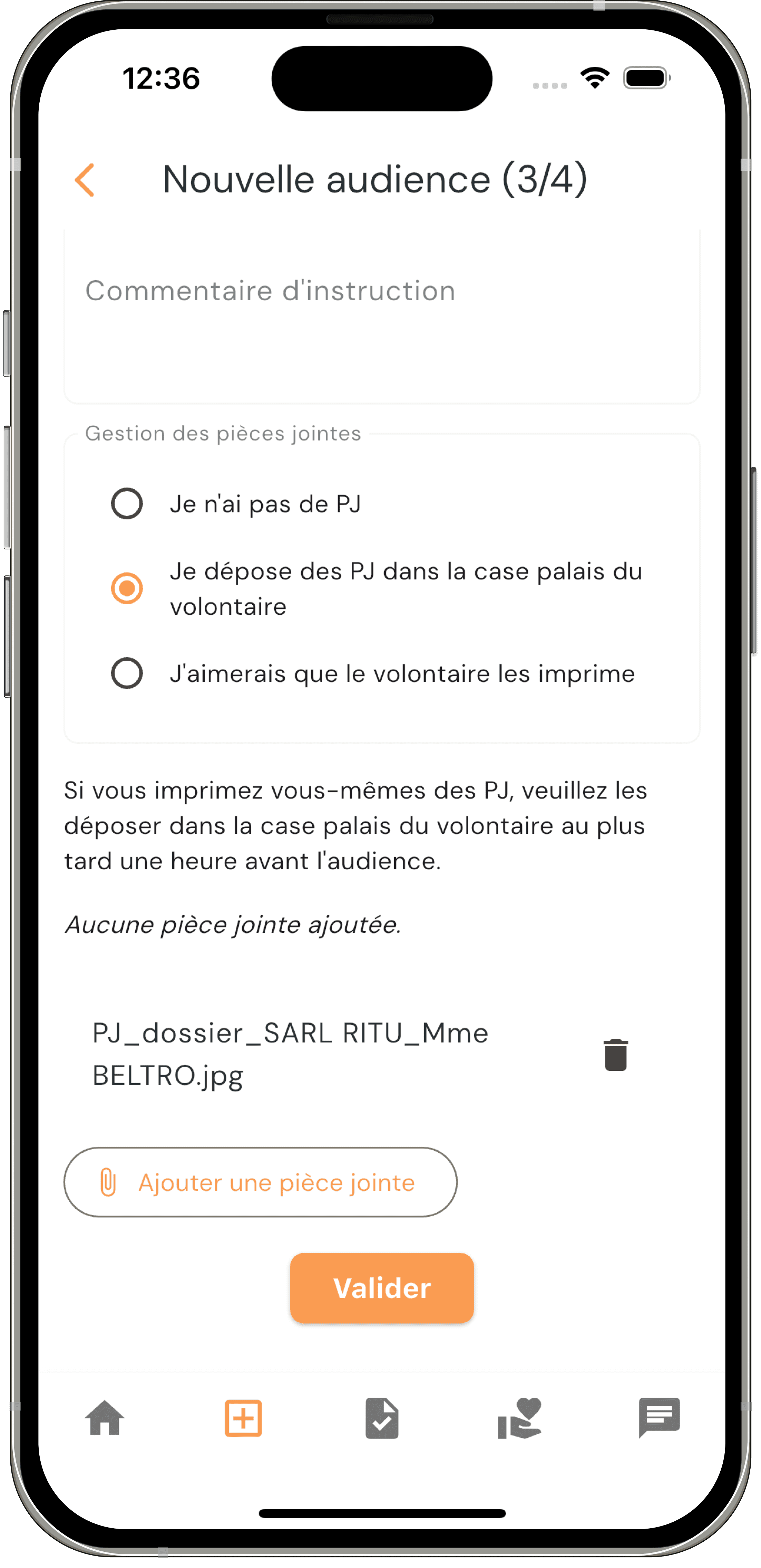 Communiquer une pièce